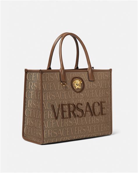 versace signature tote|versace tote bag authentic.